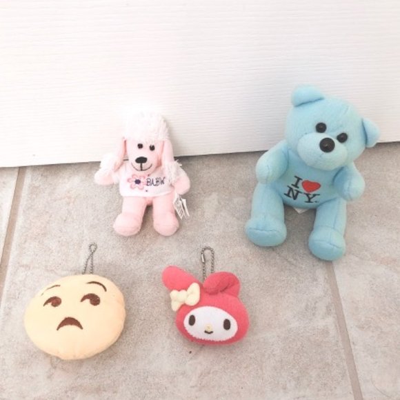 NEW 3 Plush Bundle Teddy Bear Build a Bear Emoticon - Picture 2 of 3